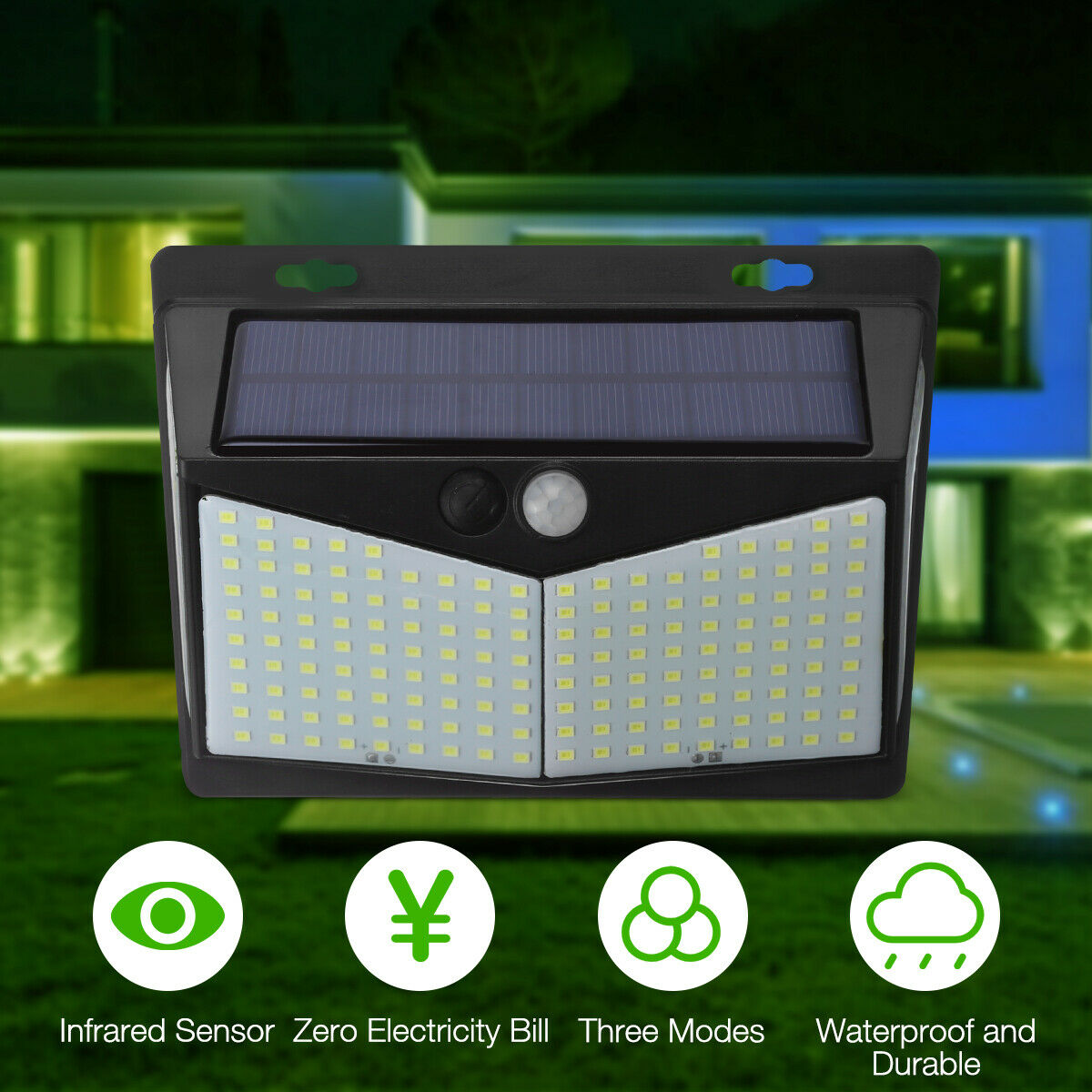 Solar Power Motion Sensor Light