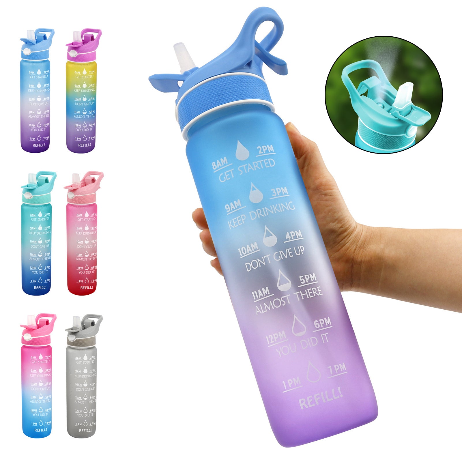 1000ML Sports Water Bottle