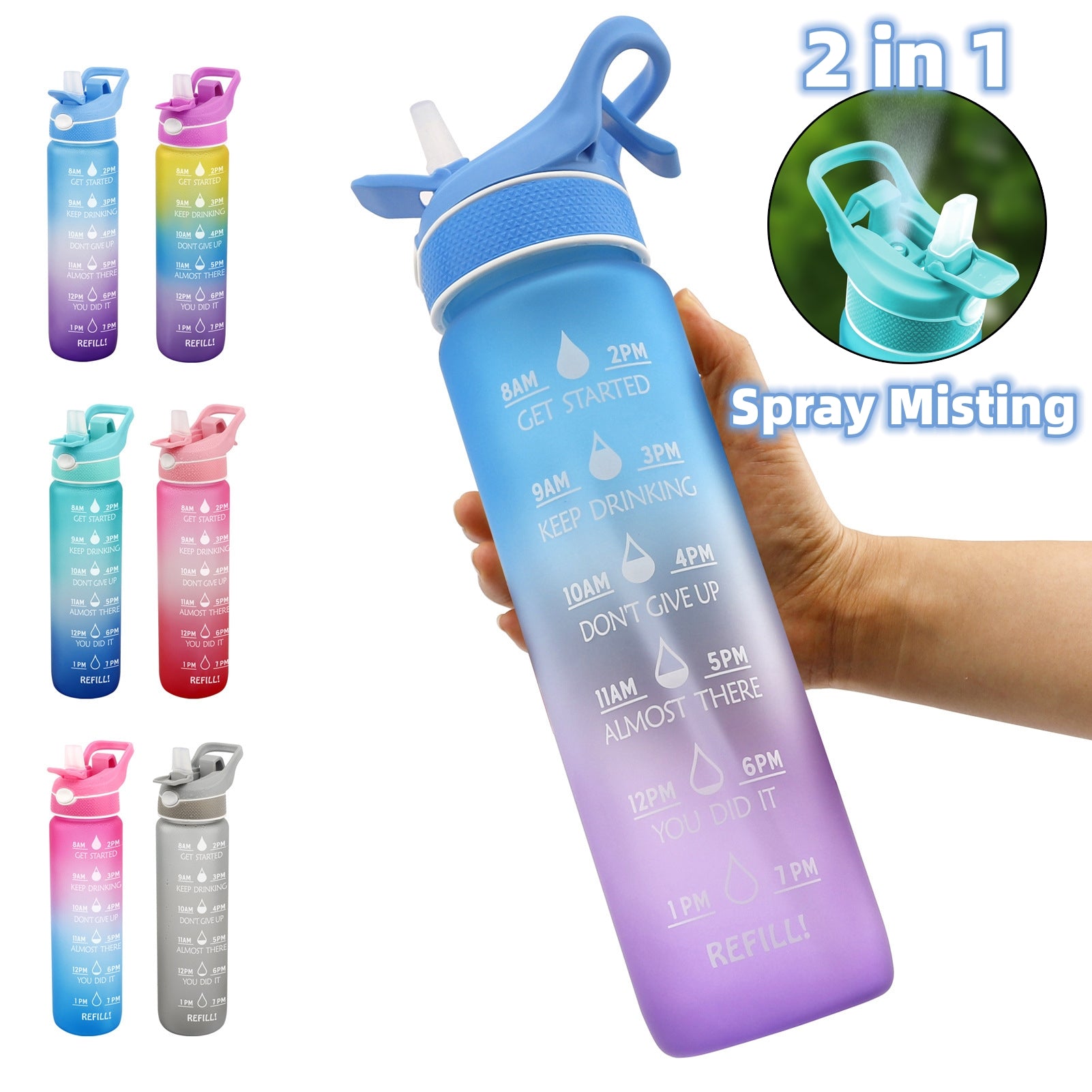 1000ML Sports Water Bottle